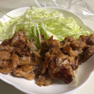 パパ師匠飯　小麦粉たっぷり豚の生姜焼き